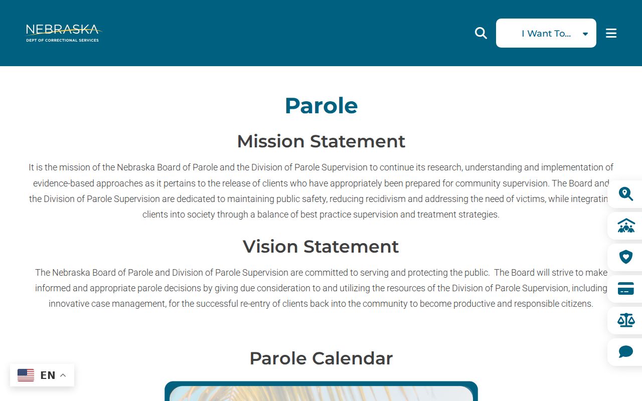Wymore criminal records in Gage County and Nebraska parole supervision